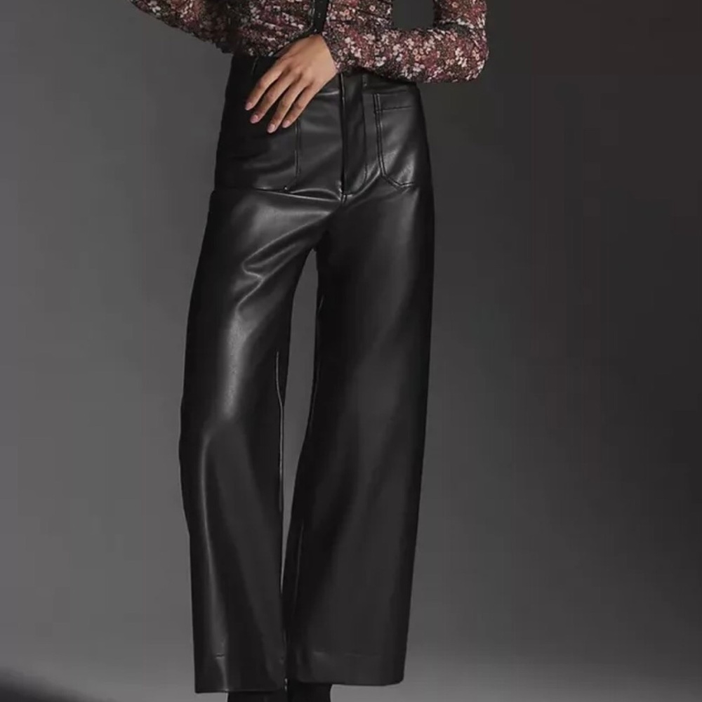 Maeve Black Wide Leg Pants
